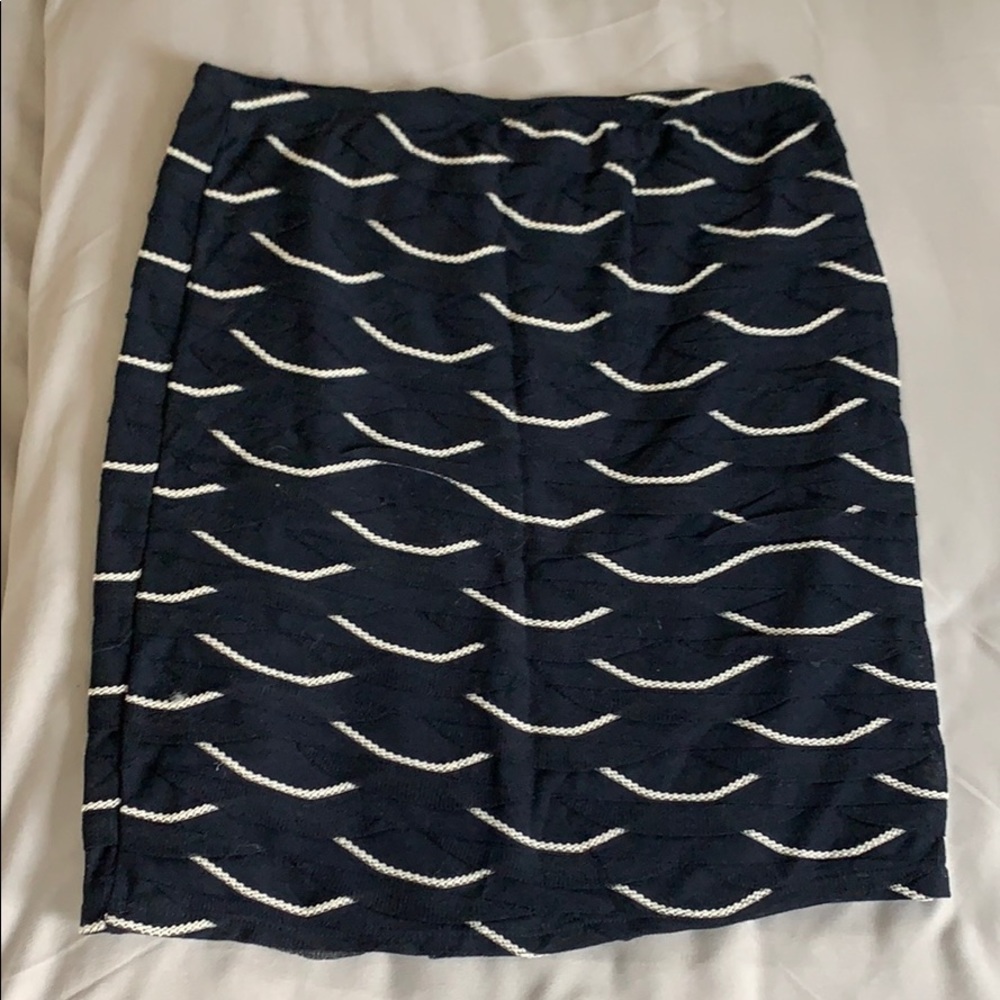 Cotton pencil skirt